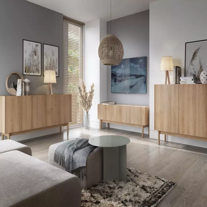 Komoda Boho K144/68 rivera/mramor bianco