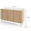 Komoda Boho K144/83 rivera/mramor bianco,2