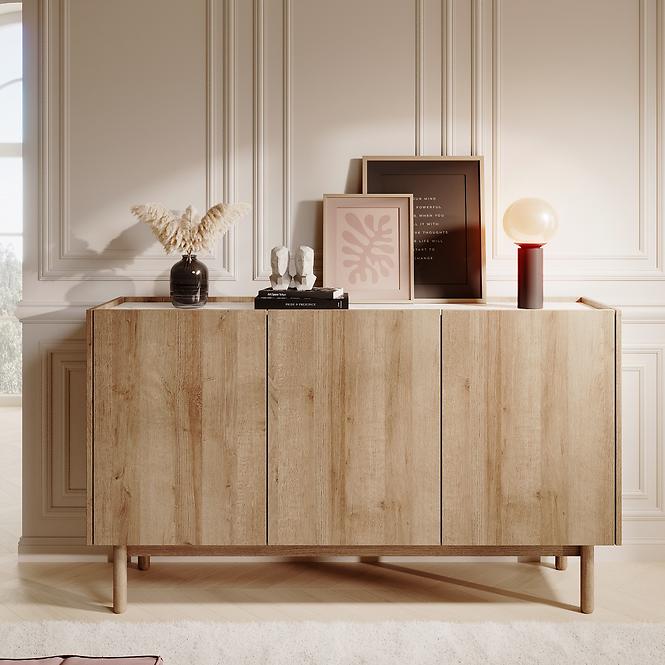 Komoda Boho K144/83 rivera/mramor bianco