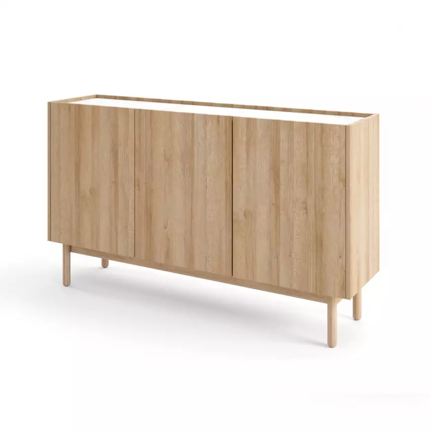 Komoda Boho K144/83 rivera/mramor bianco