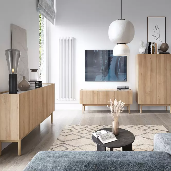 Komoda Boho KD97 rivera/mramor bianco