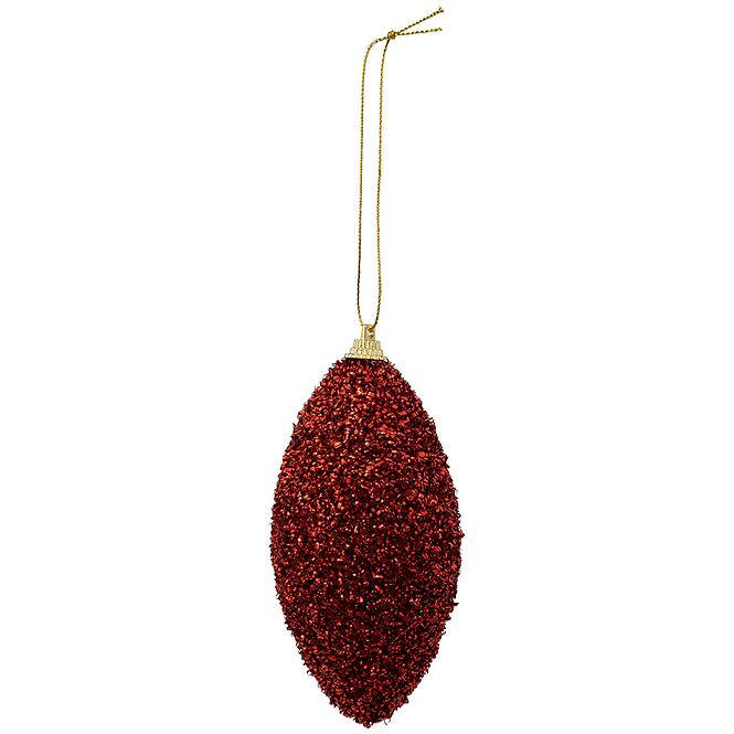 Závesná ozdoba červená súprava 2 ks 11 cm 192153,2