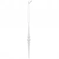Ozdoba cencúle biele 2 ks 16 cm 192304