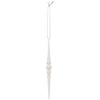Ozdoba cencúle biele 2 ks 16 cm 192304