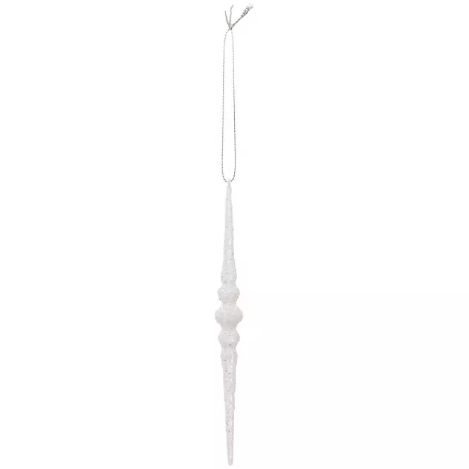 Ozdoba cencúle biele 2 ks 16 cm 192304