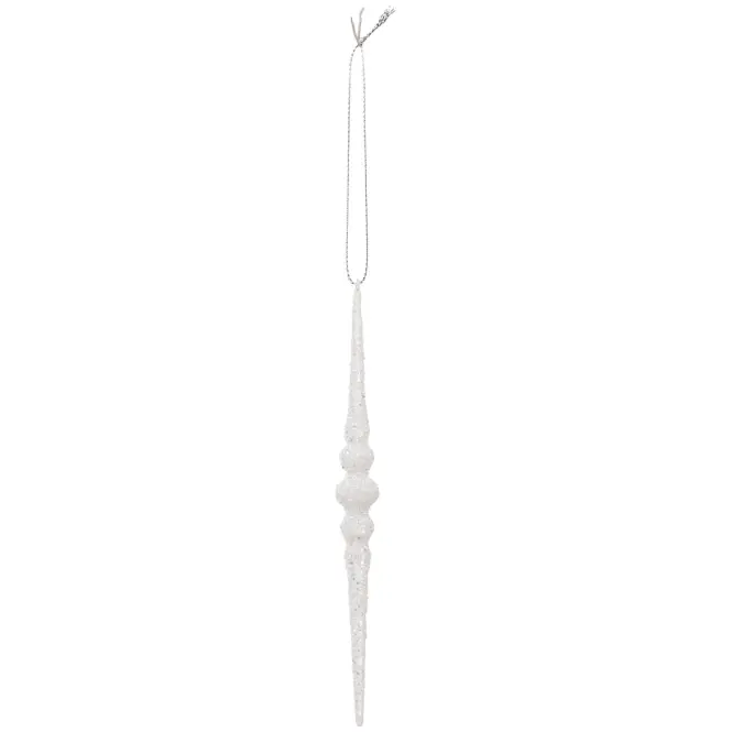 Ozdoba cencúle biele 2 ks 16 cm 192304