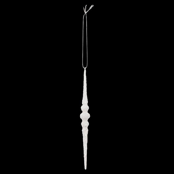 Ozdoba cencúle biele 2 ks 16 cm 192304