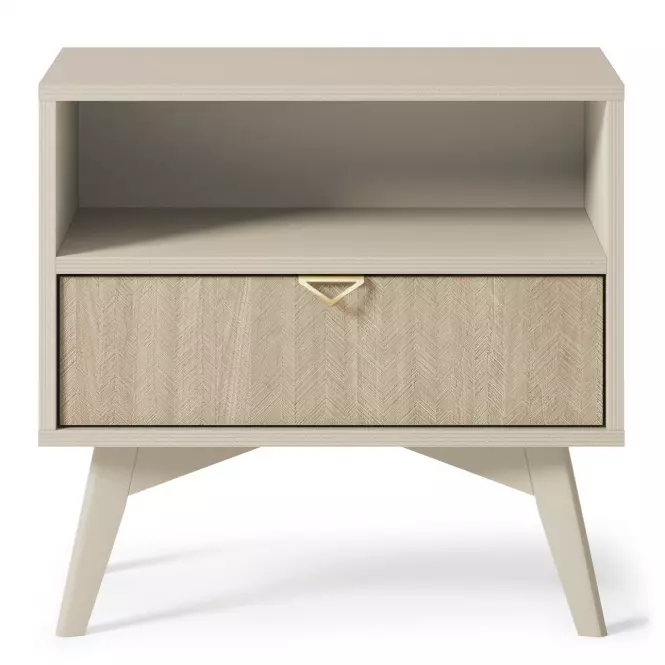 Nočný stolík Forest S54 piesková béžová/jedľová scandi,3