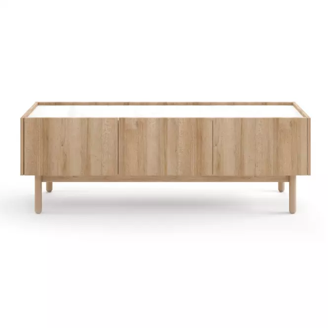 TV stolík Boho 144 rivera/mramor bianco,3