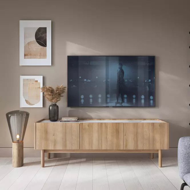 TV stolík Boho 144 rivera/mramor bianco,5