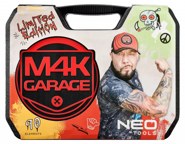 Sada náradia Neo M4K GARAGE 90 KUSOV. 10-100