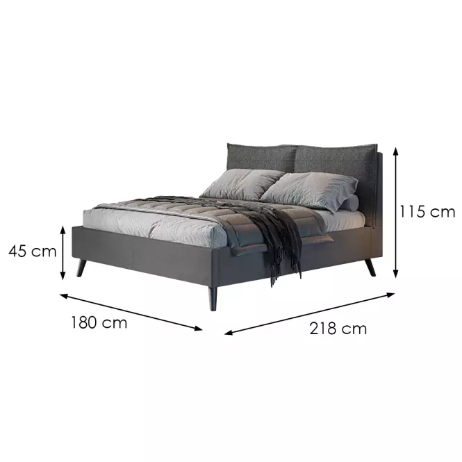 Posteľ Dantaria 180x200 Letto 99/Coco 98,2