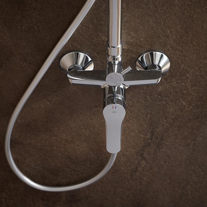 Arve Sprchový systém s funkciou dažďovej sprchy s mechanickým miešačom,4