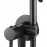 Bidetová batéria Rea Loop Lungo čierna