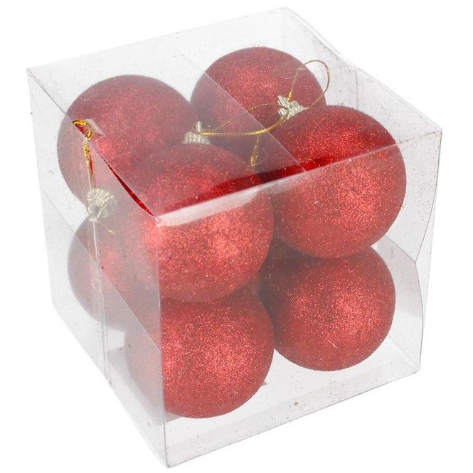 Gule trblietavé krabica 8 ks červená
