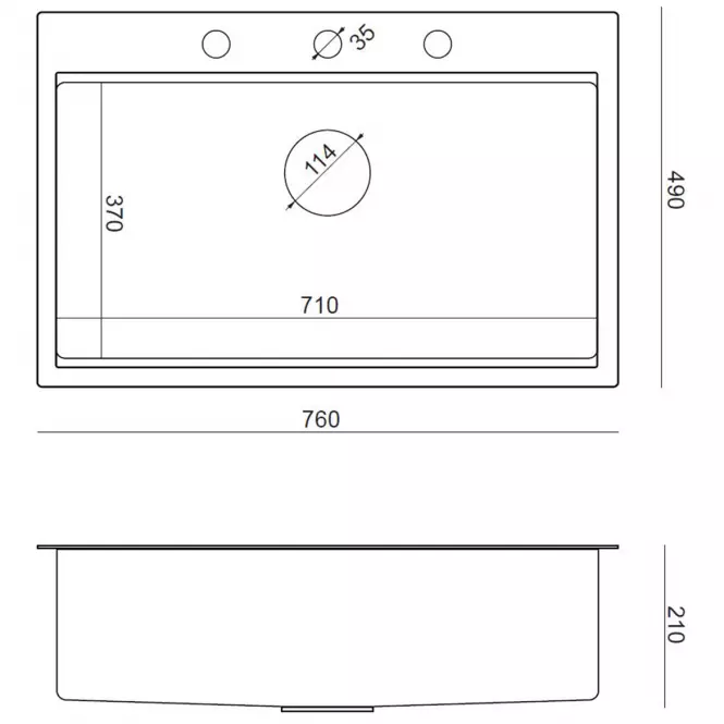 Drez Mario 110 oceľ 760x490x210,4