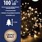 Vianočné svetielka LED 100l 13/21/bat zew.pg.+Tm. Ww,3