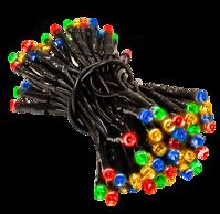 Vianočné svetielka LED 100l 13/21/bat zew.pg.+Tm. Multi