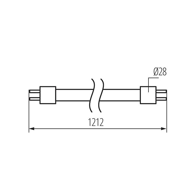 Lampa LED T8-18W 4000K neutrálna farba 31191
