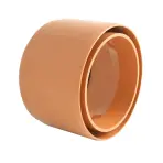 Prechodka KGUSM 125 z PVC na kam. oranžová