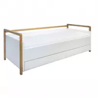 Detská posteľ Tapczan Victor+Sz+M Biely 80x180