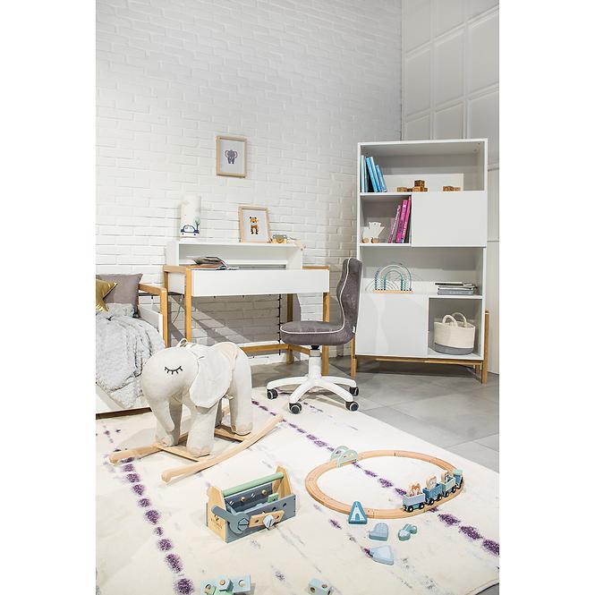 Detská posteľ Tapczan Victor+Sz+M Biely 80x180