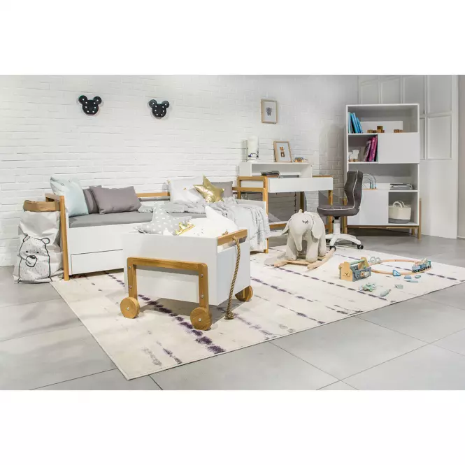 Detská posteľ Tapczan Victor+Sz+M Biely 80x180