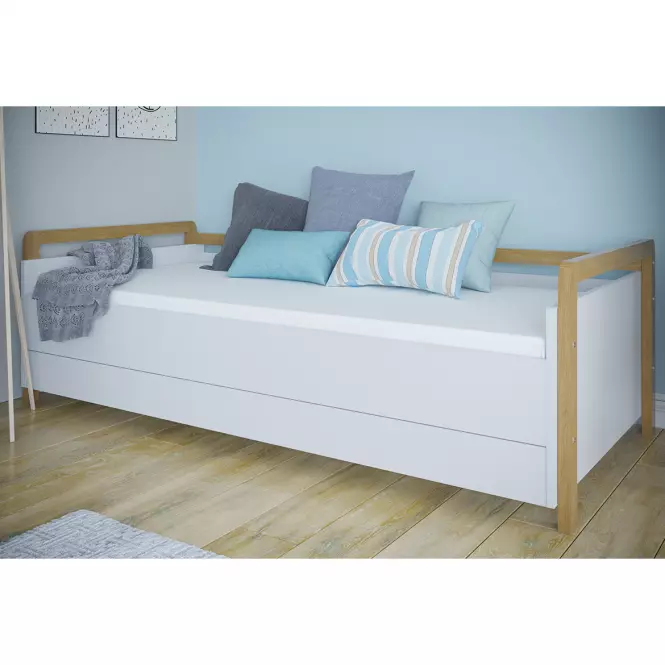 Detská posteľ Tapczan Victor+Sz Biely 80x180