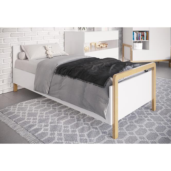 Detská posteľ Victor+M biela 80x180