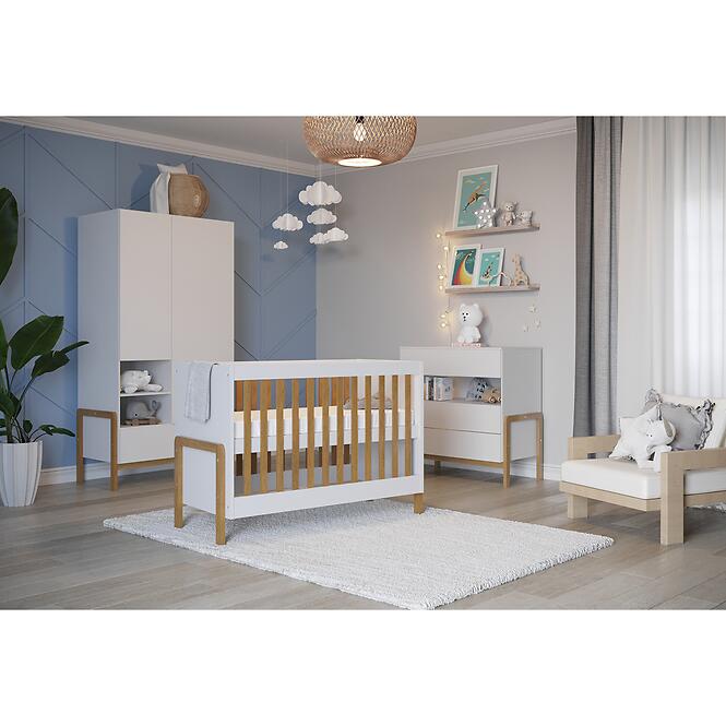 Detská posteľ Victor+M biela 80x180