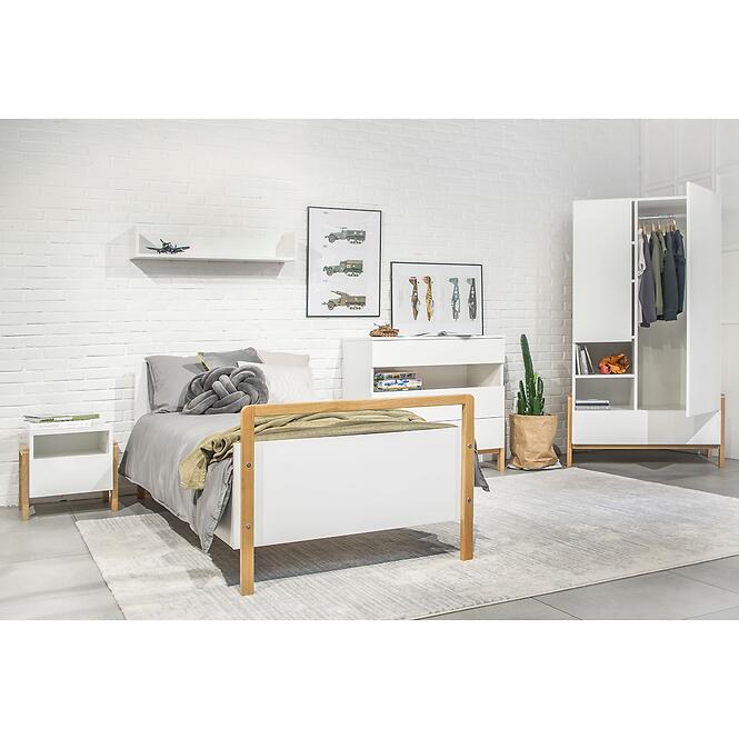 Detská posteľ Victor+M biela 80x180