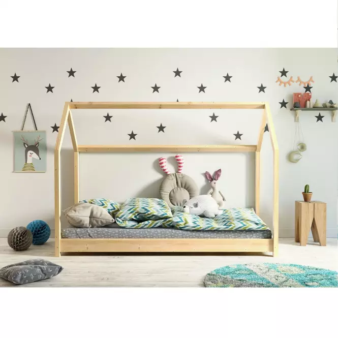 Detská posteľ Bella prírodná  90x200