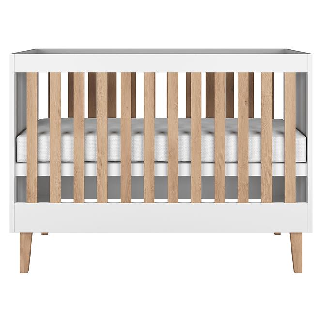 Detská postieľka Dziecięce Kubi Biely 60x120,2