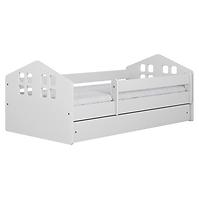 Detská posteľ Kacper+Sz Biely 80x160