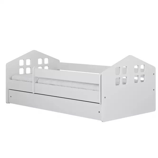 Detská posteľ Kacper+Sz+M Biely 80x140