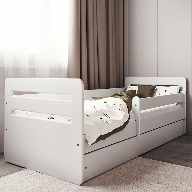 Detská posteľ Tomi+Sz+M Biely 80x140