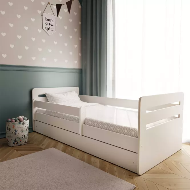 Detská posteľ Tomi+Sz+M Biely 80x140