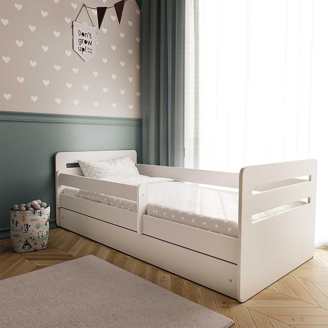 Detská posteľ Tomi+Sz+M Biely 80x140
