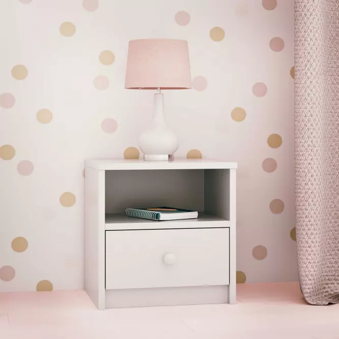 Nočný stolík Babydreams Biely