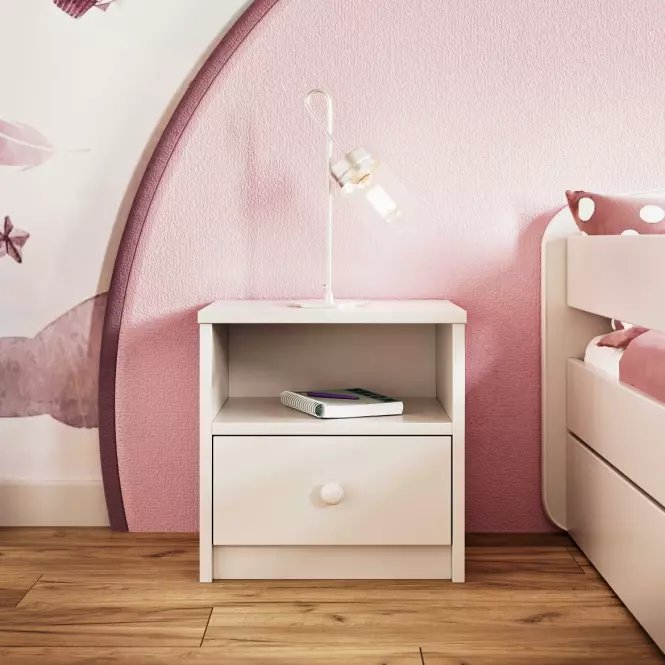 Nočný stolík Babydreams Biely