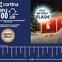 Vianočné svetielka LED cencúle 100l vonkajšie Trans+gn+flash biely kábel 10,5