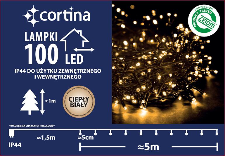 Vianočné svetielka LED 100l 652/21 zew. Ww