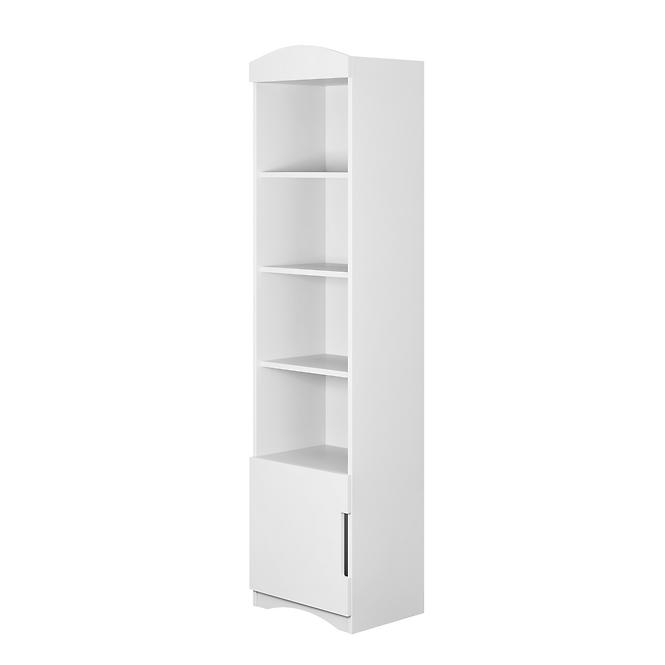 Regál Classic jednoduchý biely,3