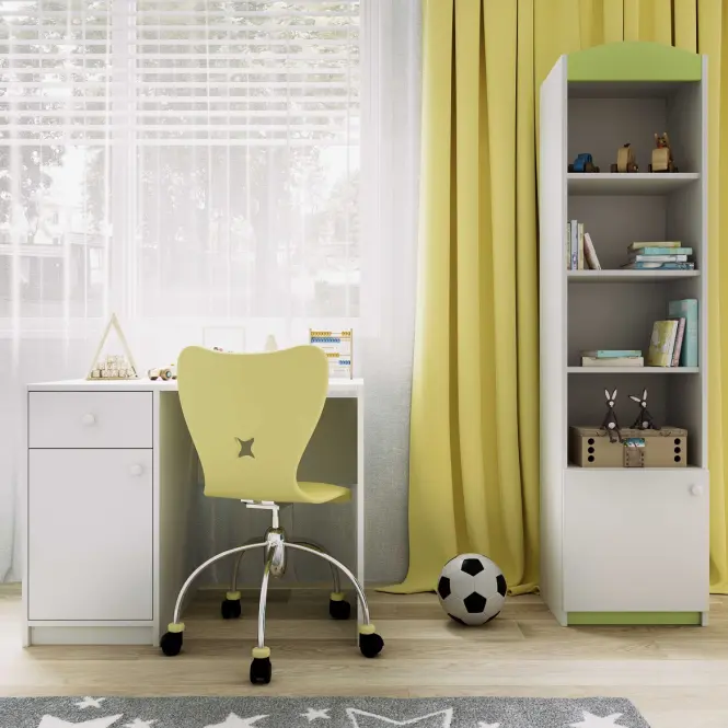 Regál jednoduchý Babydreams zelený