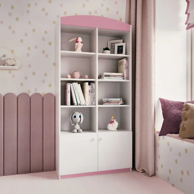 Regál dvojitý Babydreams ružový,6
