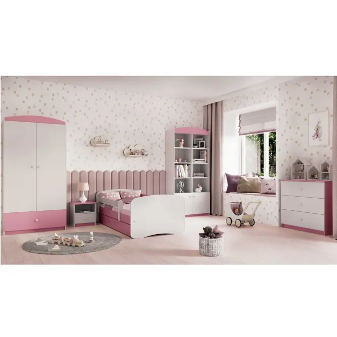 Regál dvojitý Babydreams ružový,7