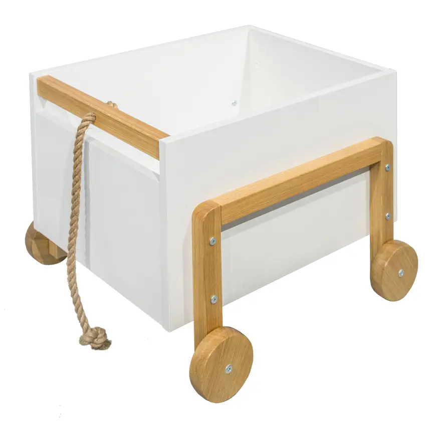 Úložný box vozík Victor biely