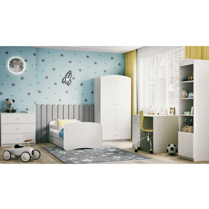 Detská komoda Babydreams biela,7