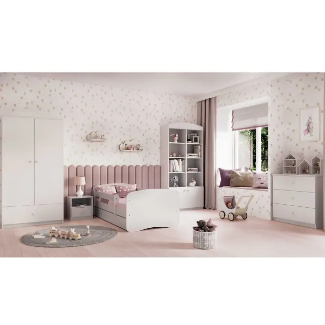 Detská komoda Babydreams biela,8