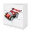 Detská komoda  Babydreams Biely – Auto,4